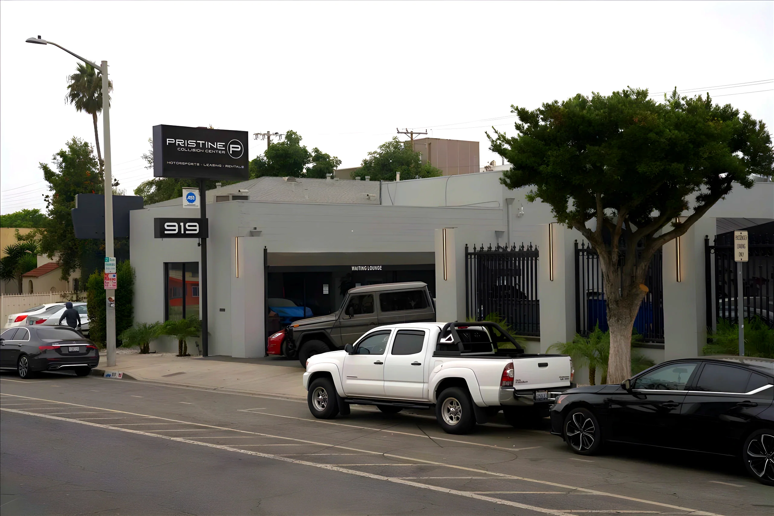 Pristine Collision Center West Hollywood storefront