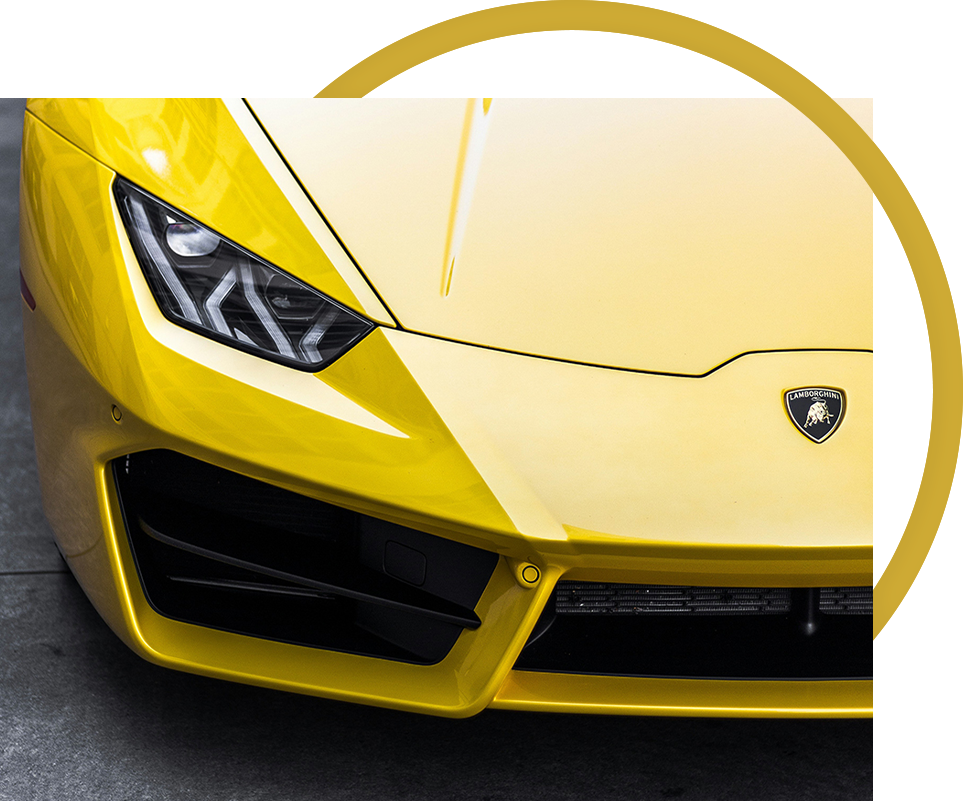Yellow Lamborghini